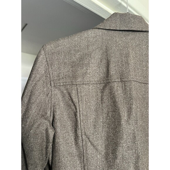 VTG Ralph Lauren Sport Wool Blazer 8 Brown Stretch New Modernist Style 31891 2V - Picture 9 of 16